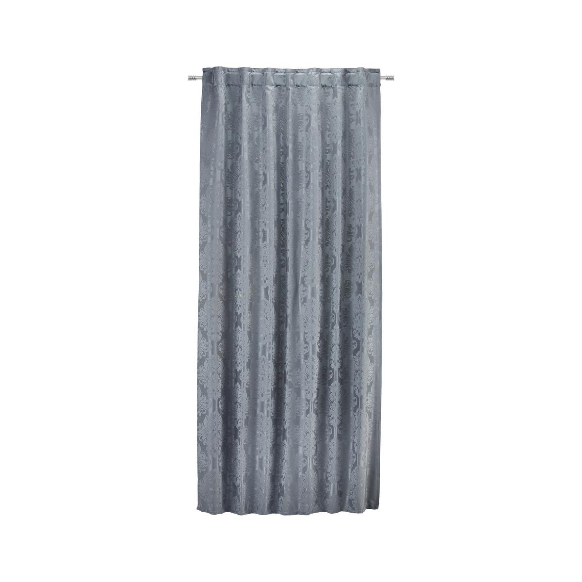 Fertigvorhang Charles Grau ca. 140x245cm - Grau, LIFESTYLE, Textil (140/245cm) - Modern Living