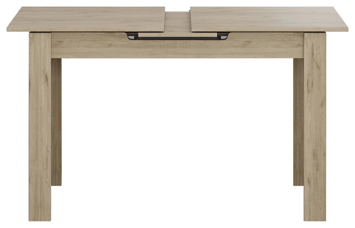 Ausziehtisch Andorra Eiche Artisan - Eiche Artisan, MODERN, Holzwerkstoff (120-150/70/75cm) - Mömax