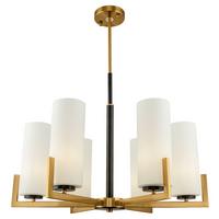 Kronleuchter Fortano Messingfarben max. 40 Watt - Messingfarben, Trend, Glas/Metall (67/52,4/67cm) - MAYTONI