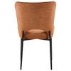STOL JOHANNA - mörk orange/svart, Modern, metall/textil (49/84/59,5cm) - Mömax