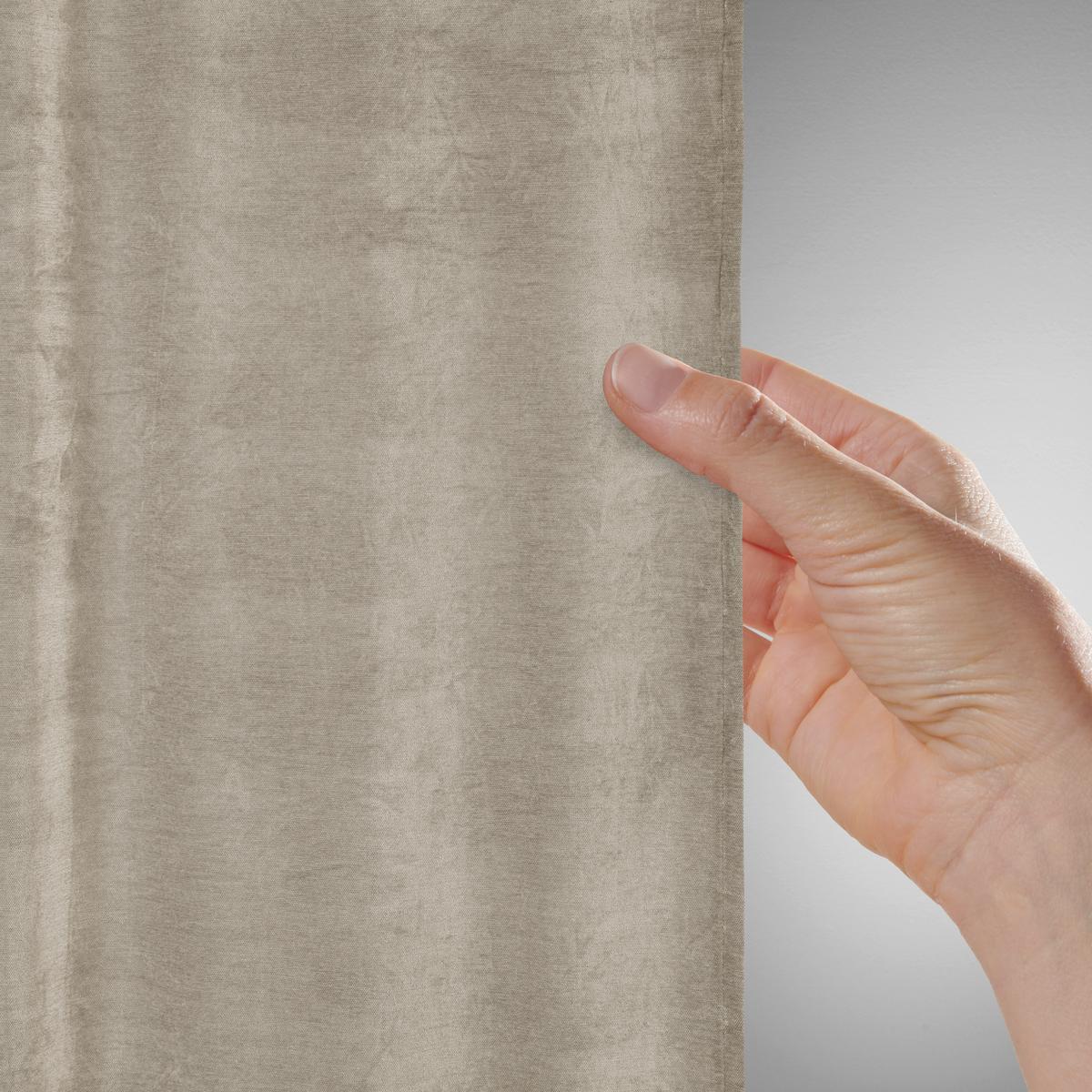 Fertigvorhang Casper Sandfarben ca. 140x245cm - Sandfarben, KONVENTIONELL, Textil (140/245cm) - Mömax