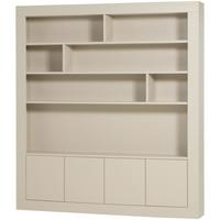Regal Wallcover Grau - Grau, Design, Holz (210/229/31cm) - Livetastic