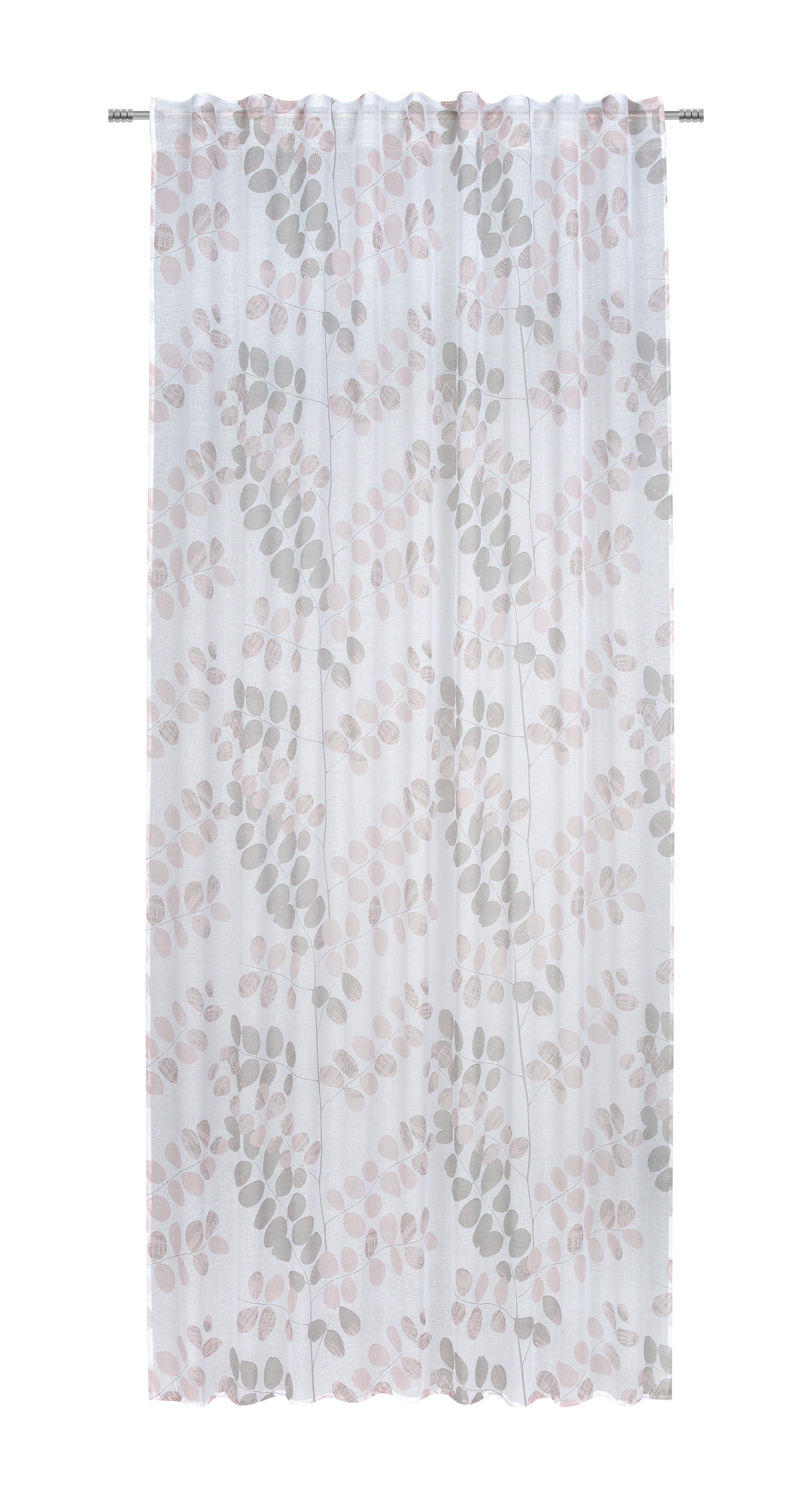 Fertigvorhang Endless ca. 140x245cm - Rosa, Konventionell, Textil (140/245cm) - Modern Living