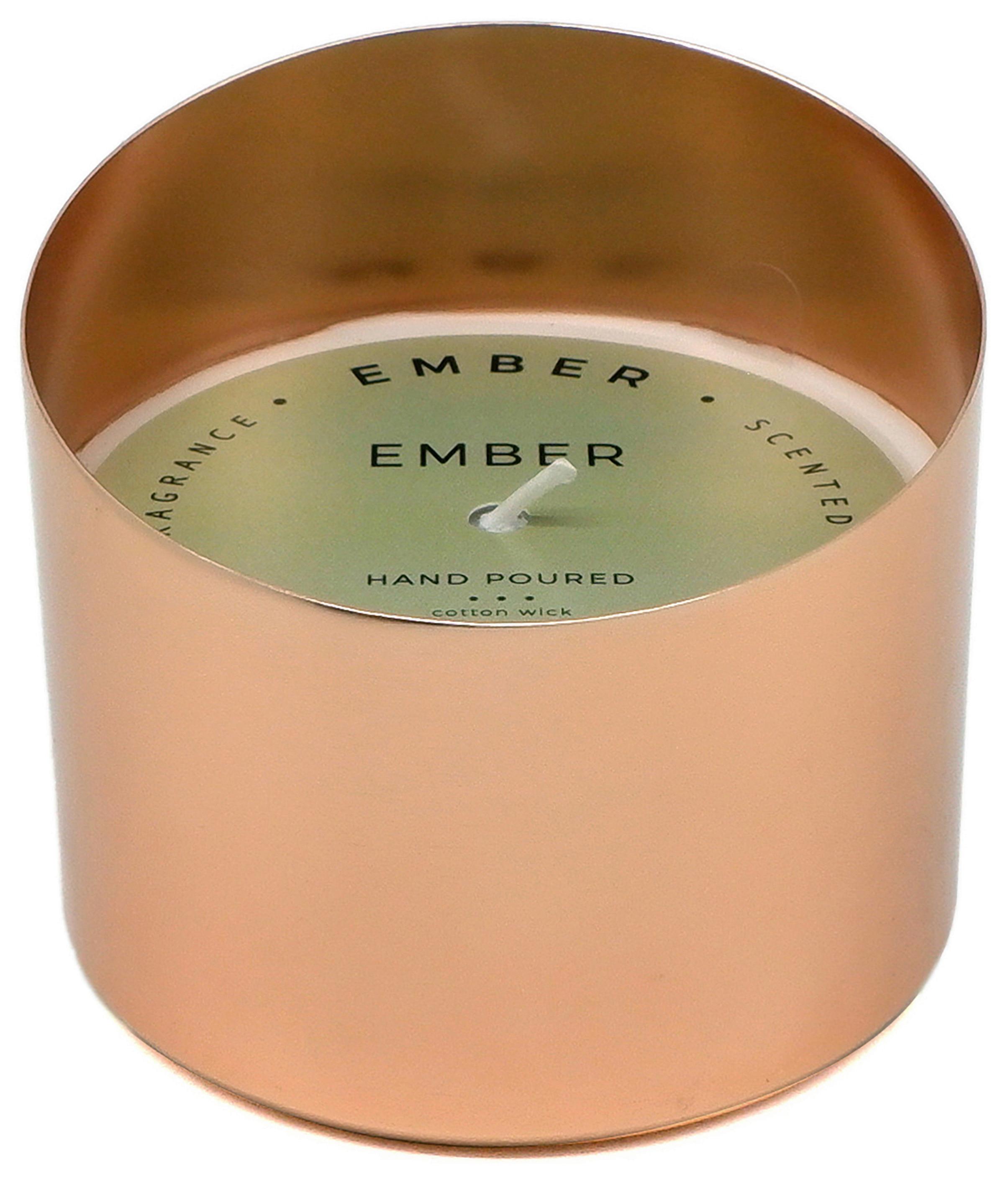 Gyertya Edényben Mavie - rosé arany, Romantik / Landhaus, fém (8,9/7,6cm) - Modern Living