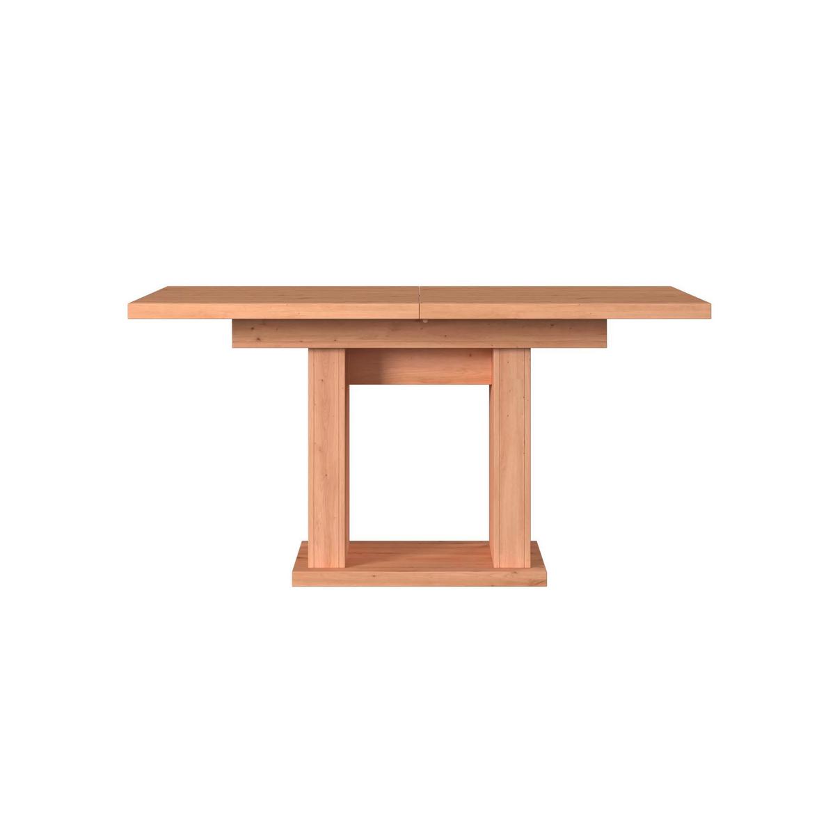 Masă extensibilă Patrik - culoare lemn stejar, Konventionell, material pe bază de lemn (150 (190)/76/90cm)