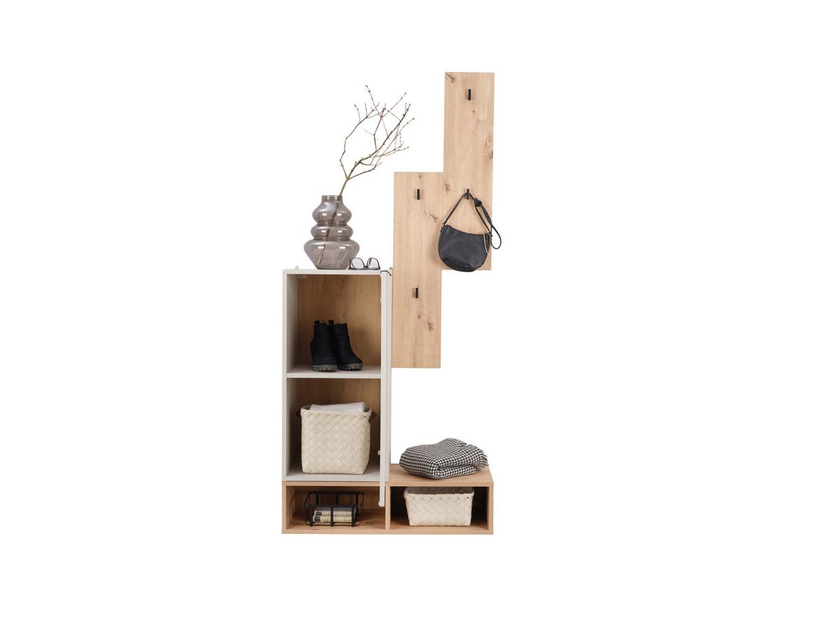 Ansamblu de hol CIAO - cașmir/stejar Artisan, Modern, material pe bază de lemn (80/181/37,9cm) - Modern Living