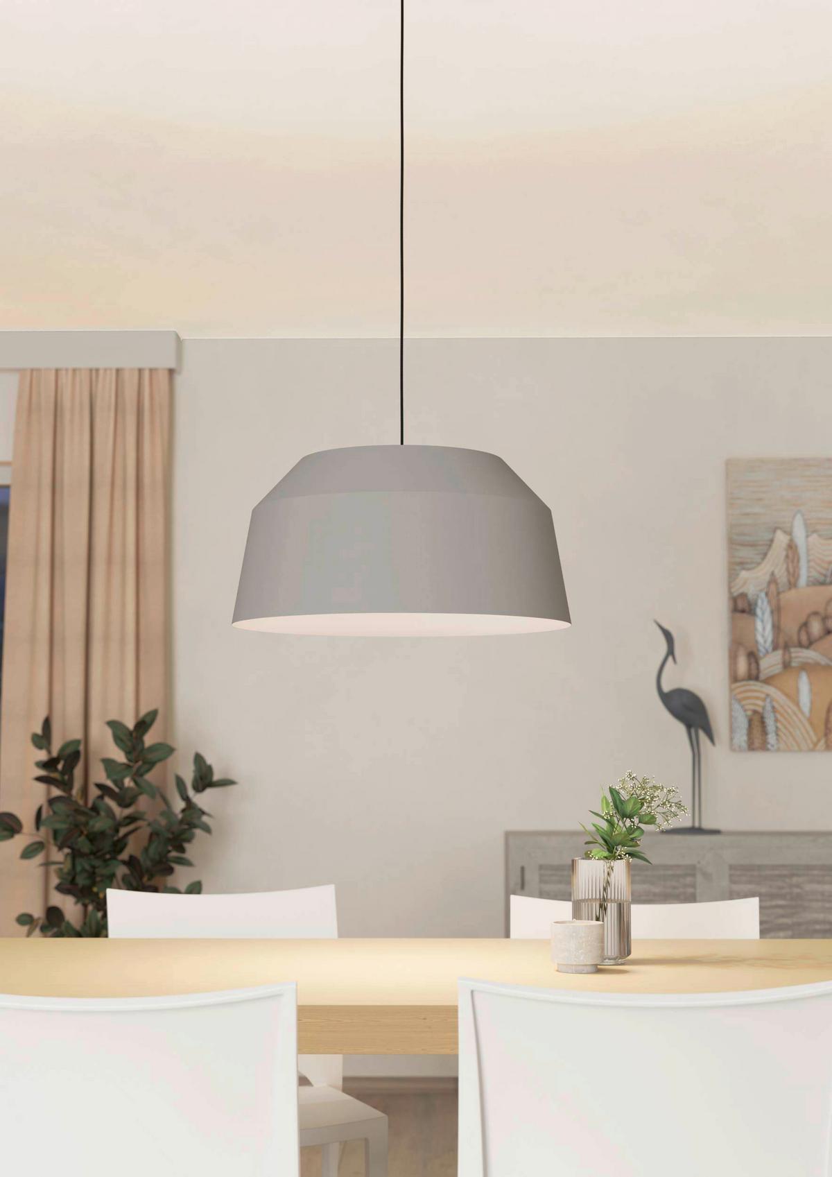 Hängeleuchte 900381_contrisa - Grau, Konventionell, Metall (52/110cm) - Eglo