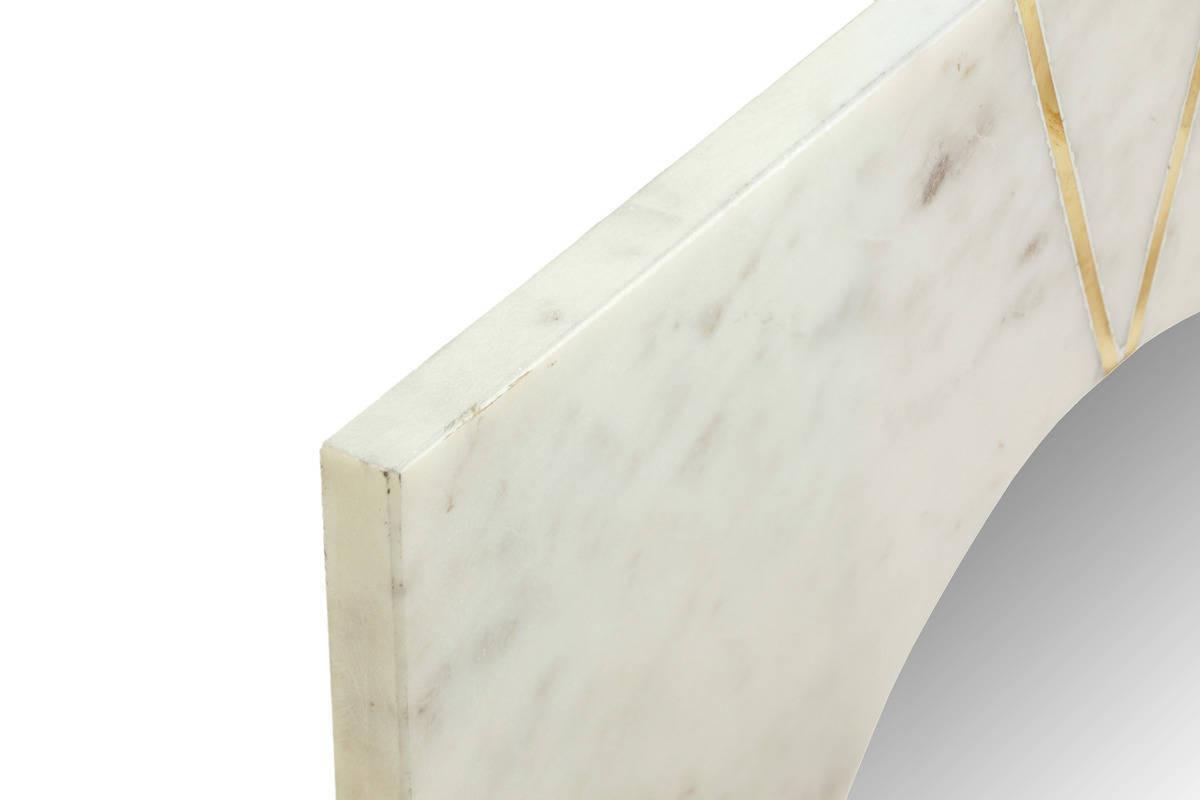 WANDSPIEGEL WANDSPIEGEL DEXTER 225 - Weiss, Trend, Glas/Holzwerkstoff (41/41/2cm) - Kayoom