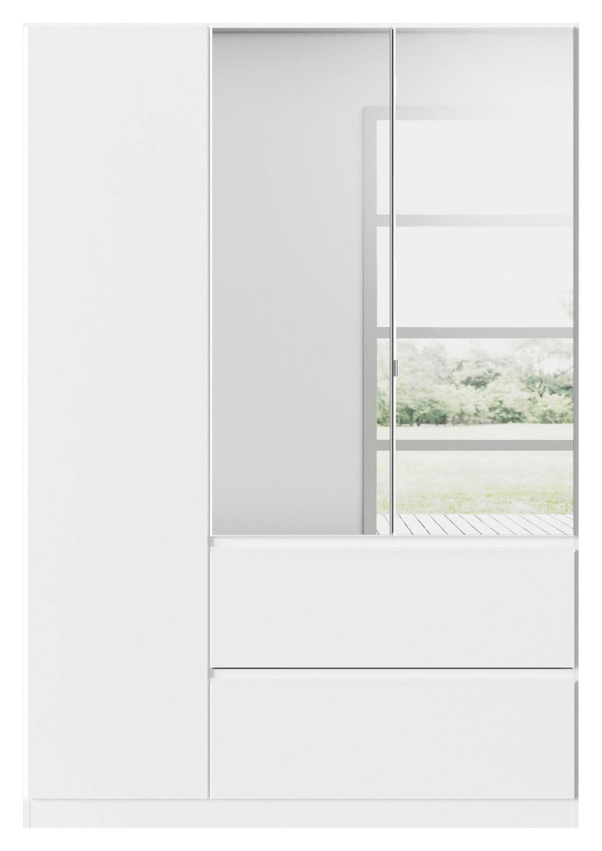 Omara S Klasičnimi Vrati Costa, Bela - bela, Moderno, leseni material (136/197/54cm) - Rauch Möbel