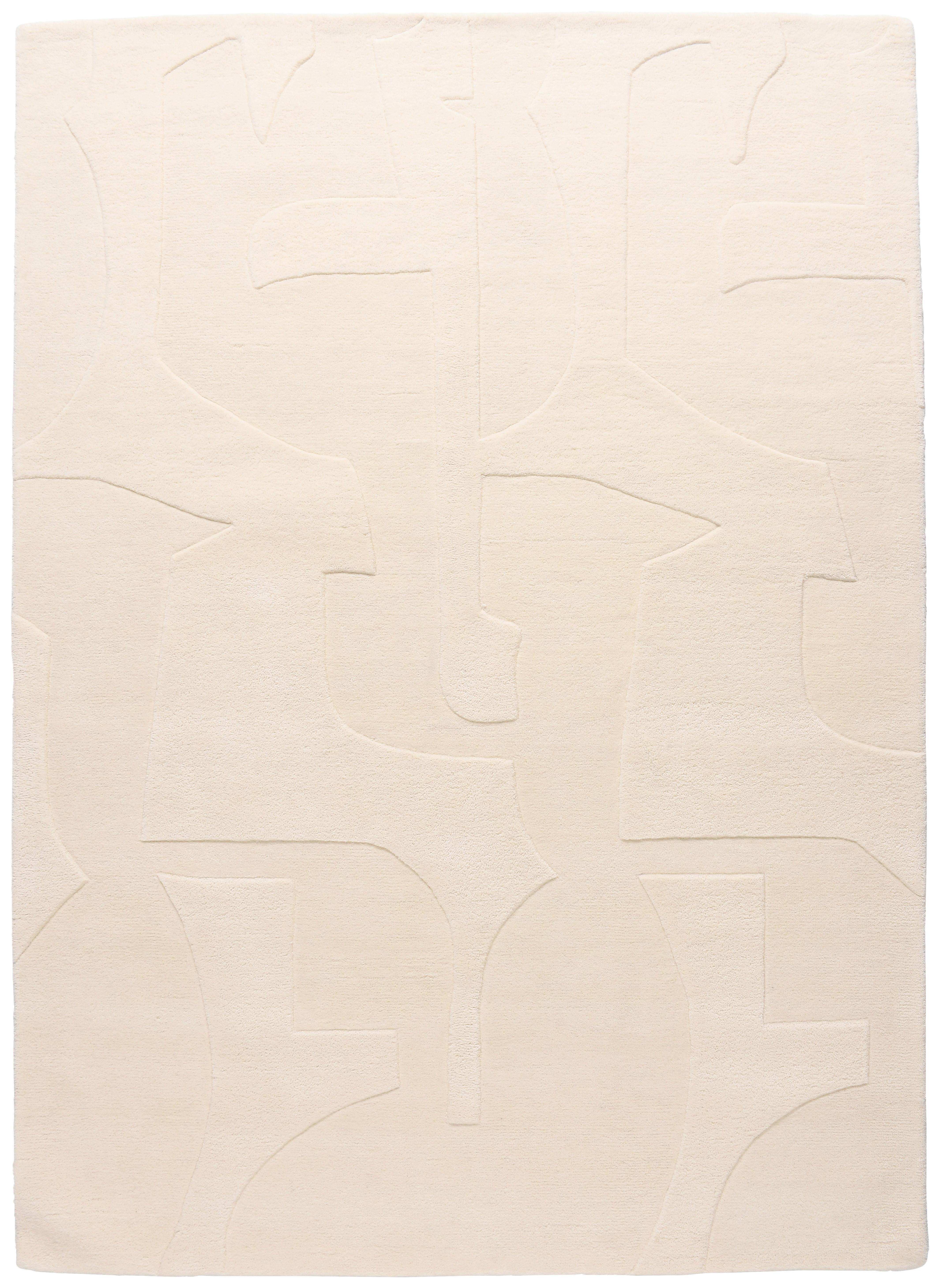 Wollteppich Bermudez Creme ca. 190x290cm - Creme, Basics, Textil (190/290cm)