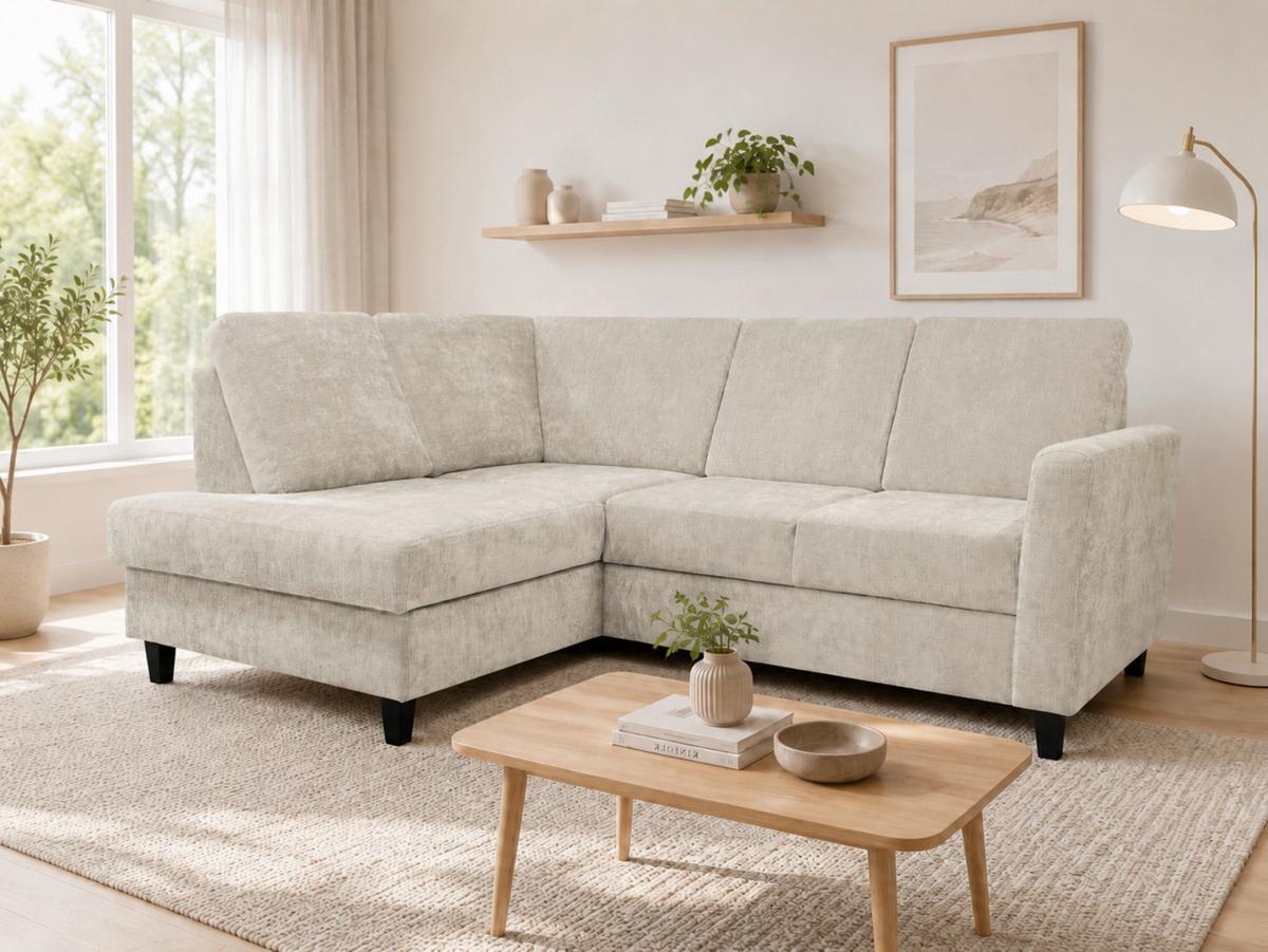Kutna Garnitura Alton - bež, Konvencionalno, drvo/tekstil (166/211cm) - Modern Living