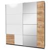 DULAP USI ROTATIVE EMDEN - alb/culoare lemn stejar, Modern, material pe bază de lemn (180/198/64cm) - Modern Living
