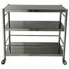 SERVERINGSVAGN SANDRO -EXKLUSIV- - silver/svart, Klassisk, metall/plast (95/88/55cm) - Mömax
