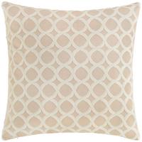 Kissenhülle Circle in Naturfarben ca. 50x50cm - Naturfarben, Basics, Textil (50/50cm) - Premium Living