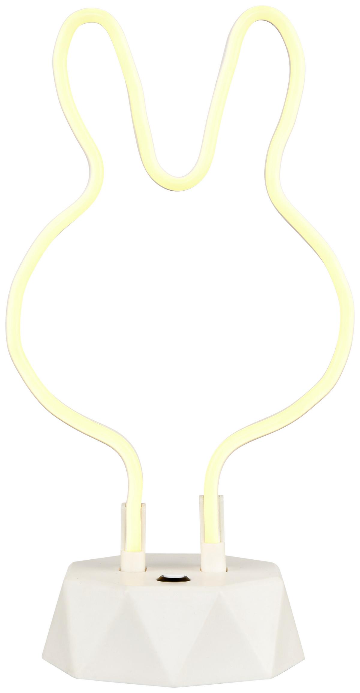LED-Dekoleuchte Palo max. 5 Watt - Weiß, LIFESTYLE, Kunststoff (30cm) - Modern Living