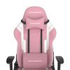 GAMINGSTOL PRINCE - vit/pink, Modern, textil/plast (67/126/67cm) - Dxracer