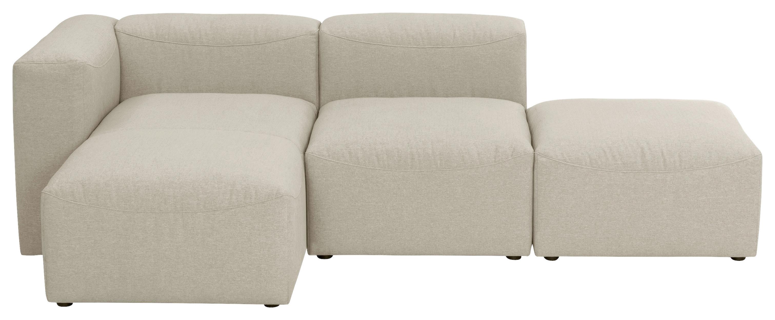 ECKSOFA LENA - Creme, Design, Kunststoff/Textil (160/250cm) - Max Winzer