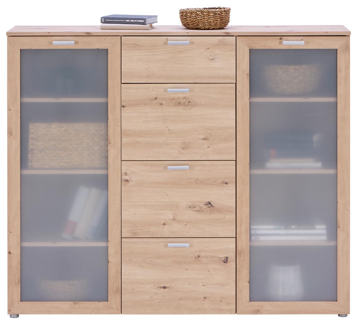 Komoda Xeno - Moderno, drvni materijal (135/115/37cm) - Modern Living