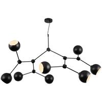 LAMPA WISZĄCA SHARLI - czarny, Trend, metal (148/110/159cm) - Novel