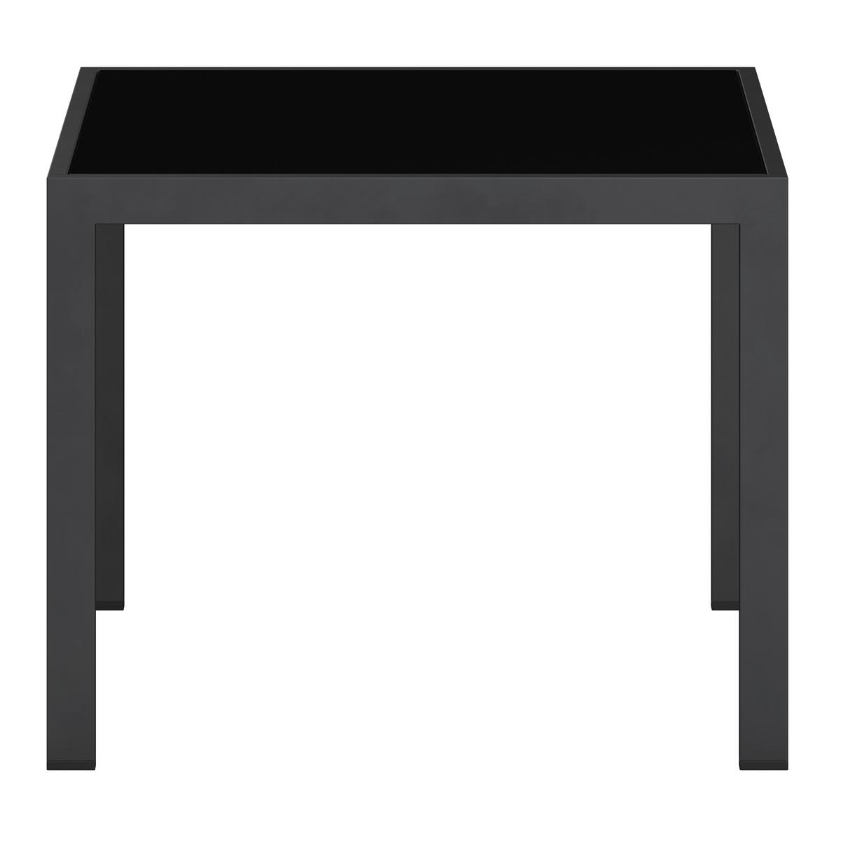 KOMPLET MEBLI TARASOWYCH GRISELDA - czarny/szary, Design, metal/tkanina (191,5/120cm) - Ambia Garden