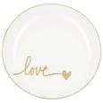 Farfurie Pentru Desert Gloria - alb/auriu, Modern, ceramică (20,5cm) - Modern Living Farfurie Pentru Desert Gloria - alb/auriu, Modern, ceramică (20,5cm) - Modern Living