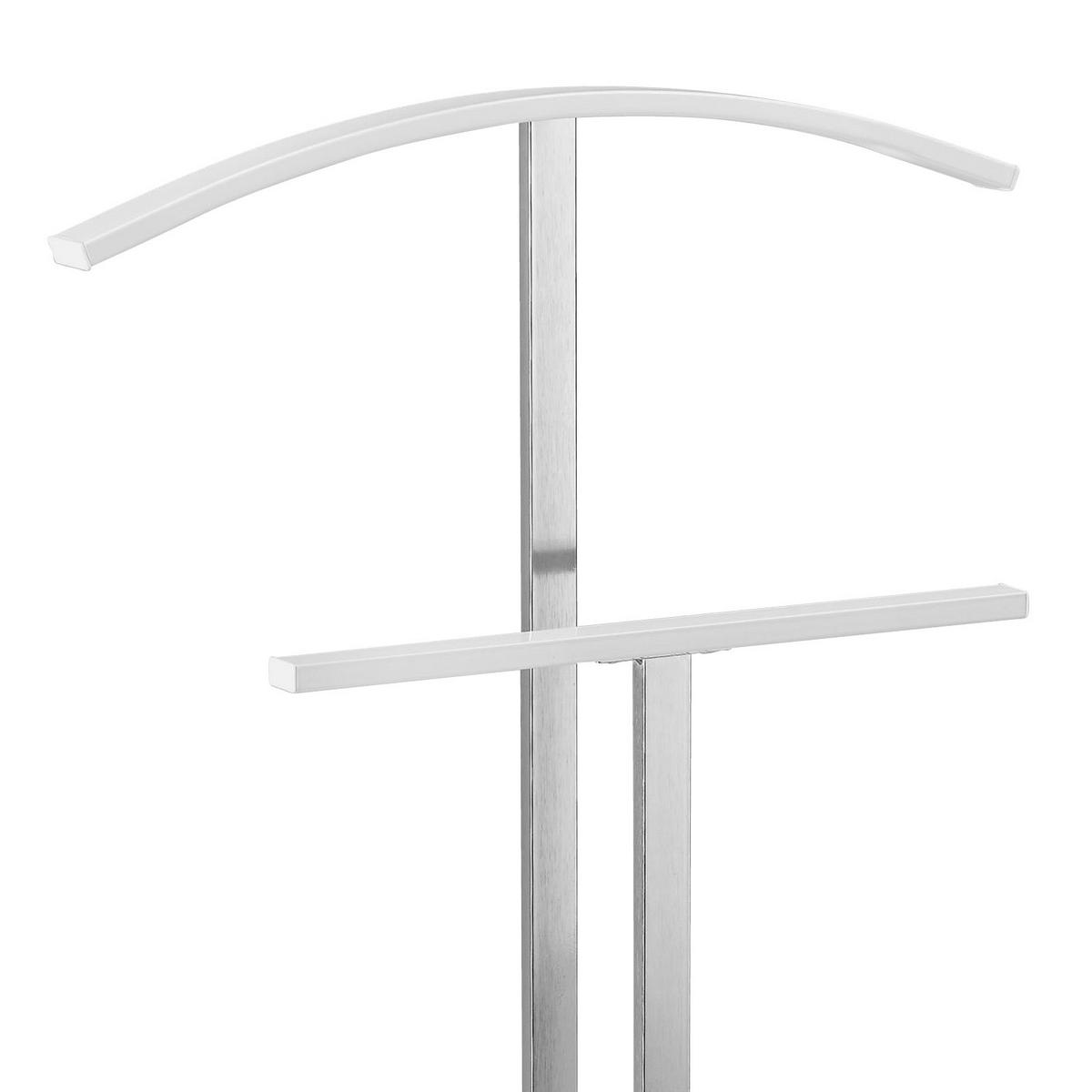 Obešalnik Za Oblačila Helma, Bela, Krom - barve kroma/bela, Moderno, kovina (48/100/20cm)