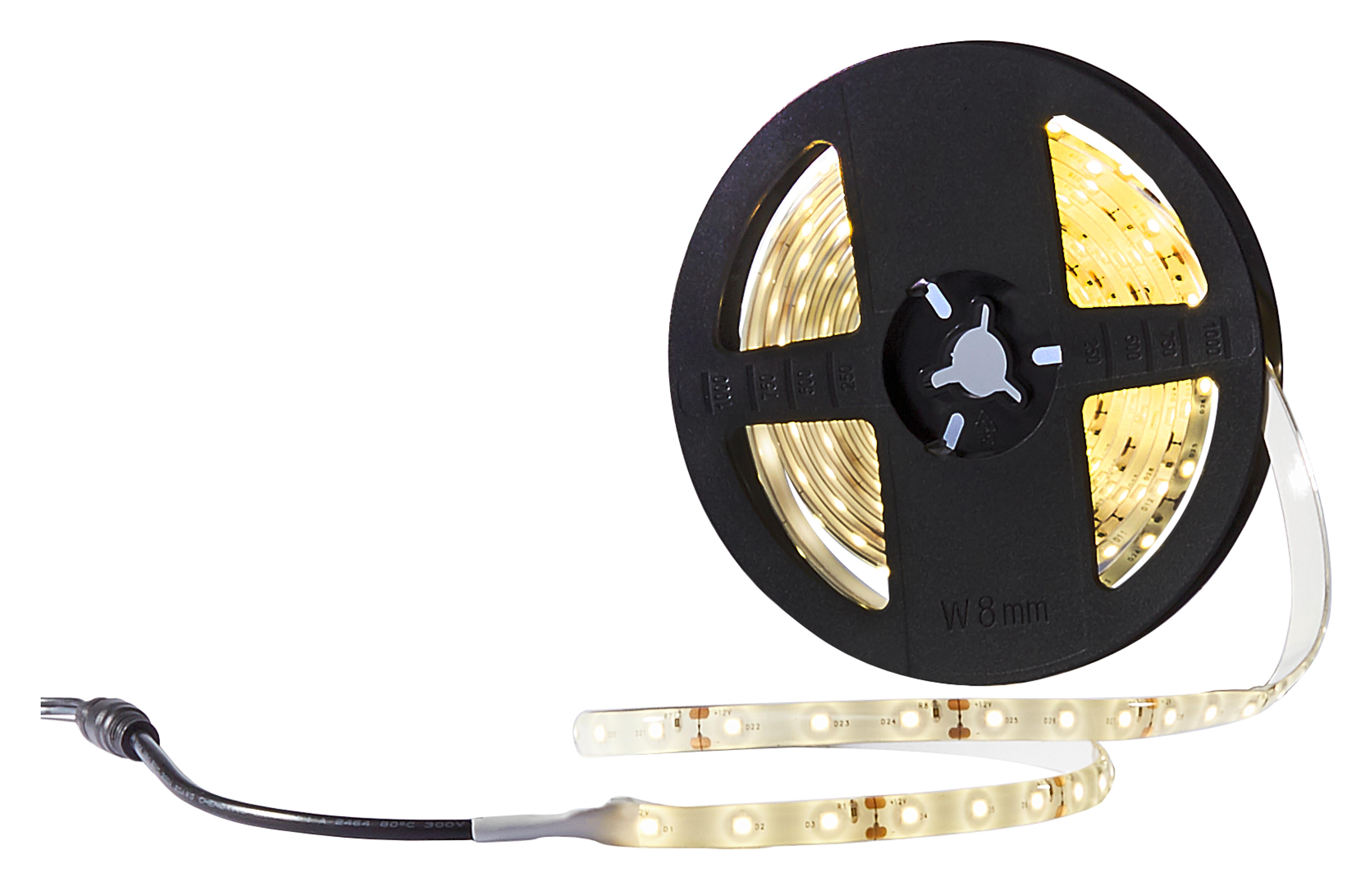 BANDĂ CU LED NOTI - negru, Modern, plastic (300cm) - Modern Living