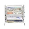 BRIEFABLAGE MESH 683001 -SB- - Silberfarben, Metall (35/27,5/29,5cm) - Mömax