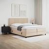 Box Krevet Roma - bež/crna, Moderno, drvo/tekstil (180/200cm) - Bessagi Home