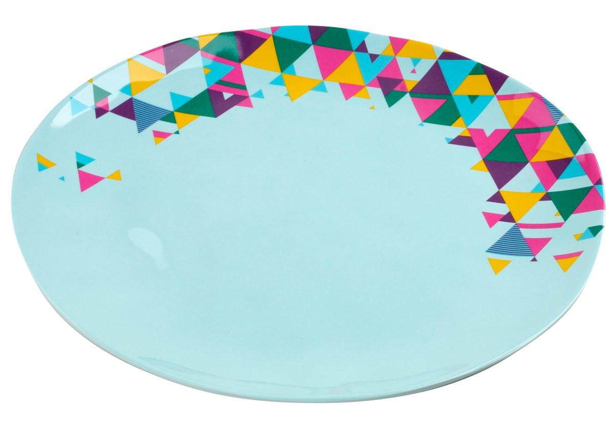 Krožnik Tasty - modra, umetna masa (27/2cm)