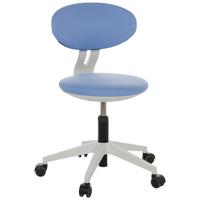 Jugenddrehstuhl Minimovo ca.42x66-87x52cm Blau - Blau/Grau, Basics, Kunststoff/Textil (42/66-87/52cm) - MID.YOU