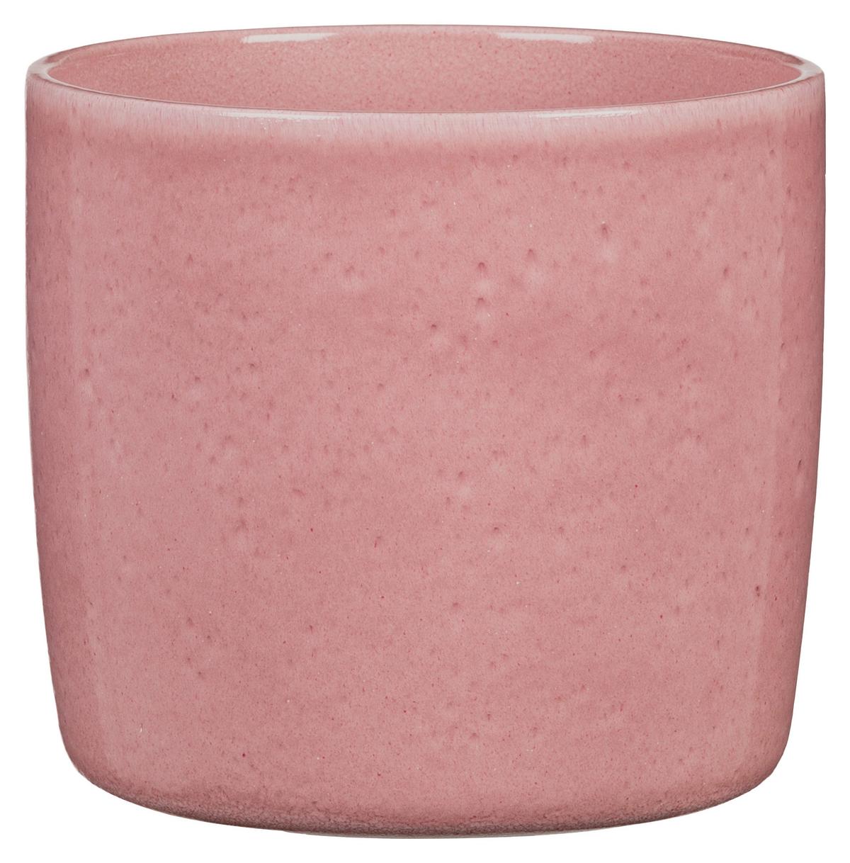 Kaspó Rosea - rózsaszín, kerámia (21/19cm)