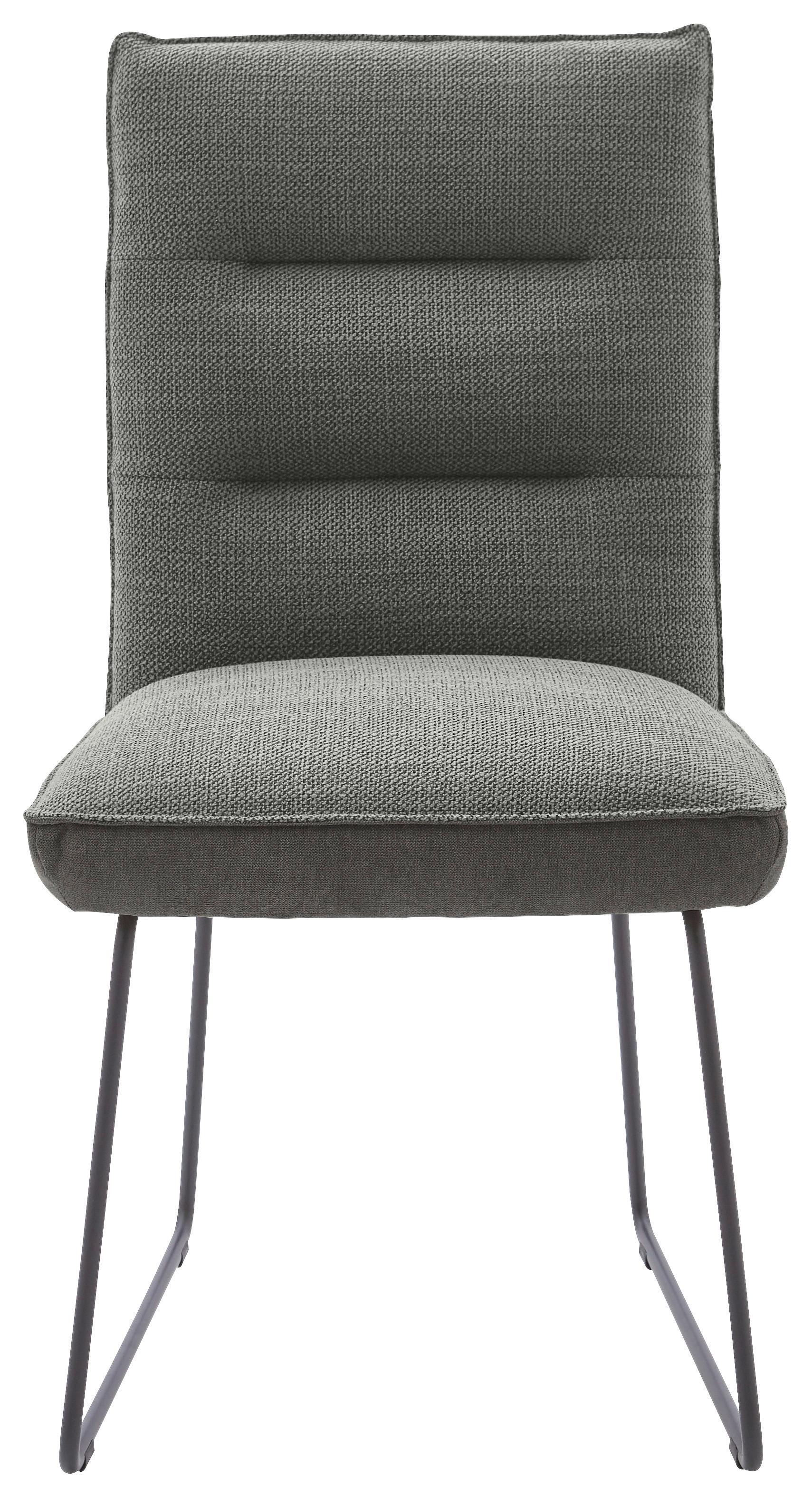KRZESŁO ABANO - czarny/ciemnoszary, Design, metal/tkanina (49/93/59cm) - Dieter Knoll
