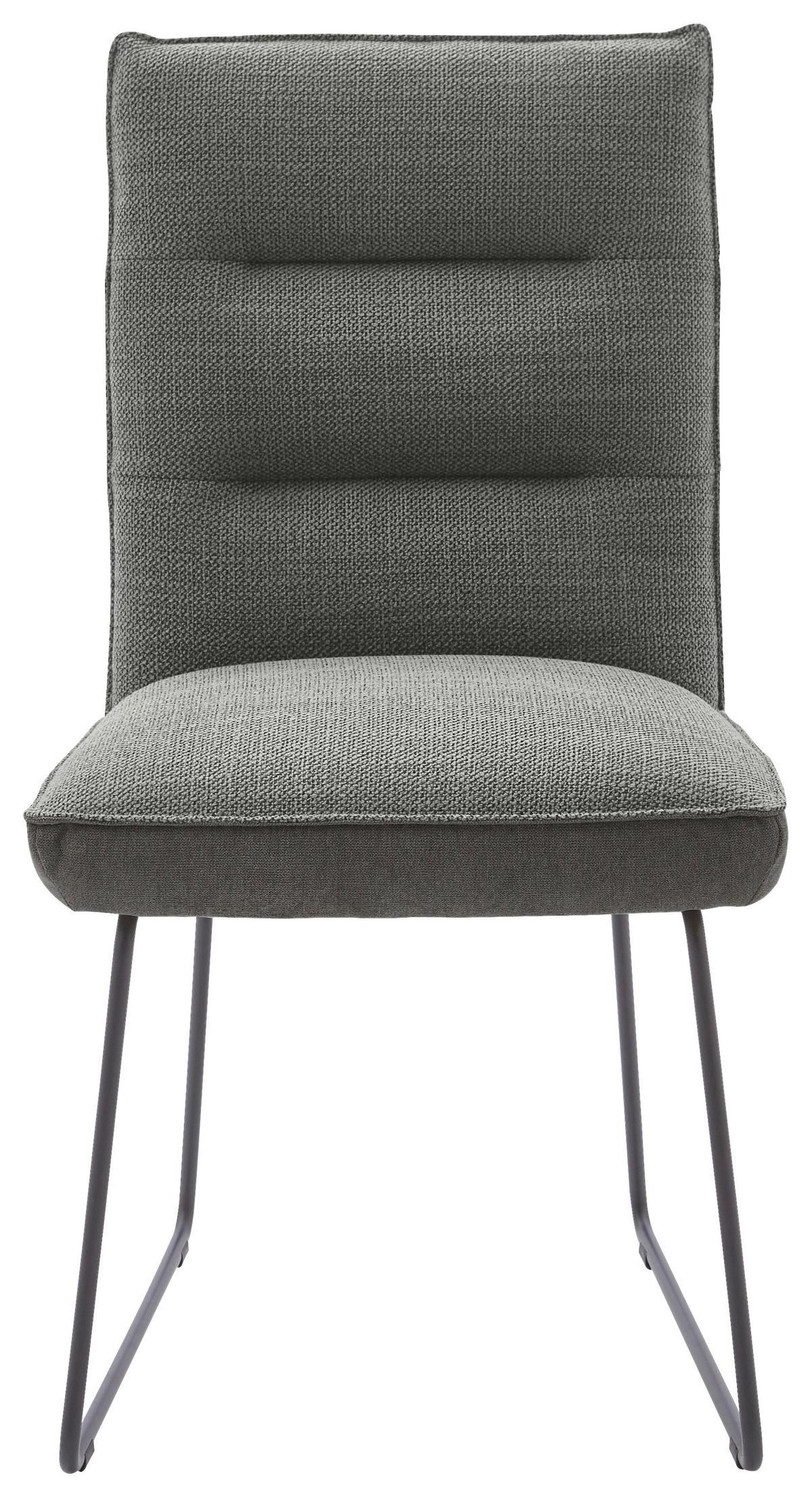 KRZESŁO ABANO - czarny/ciemnoszary, Design, metal/tkanina (49/93/59cm) - Dieter Knoll