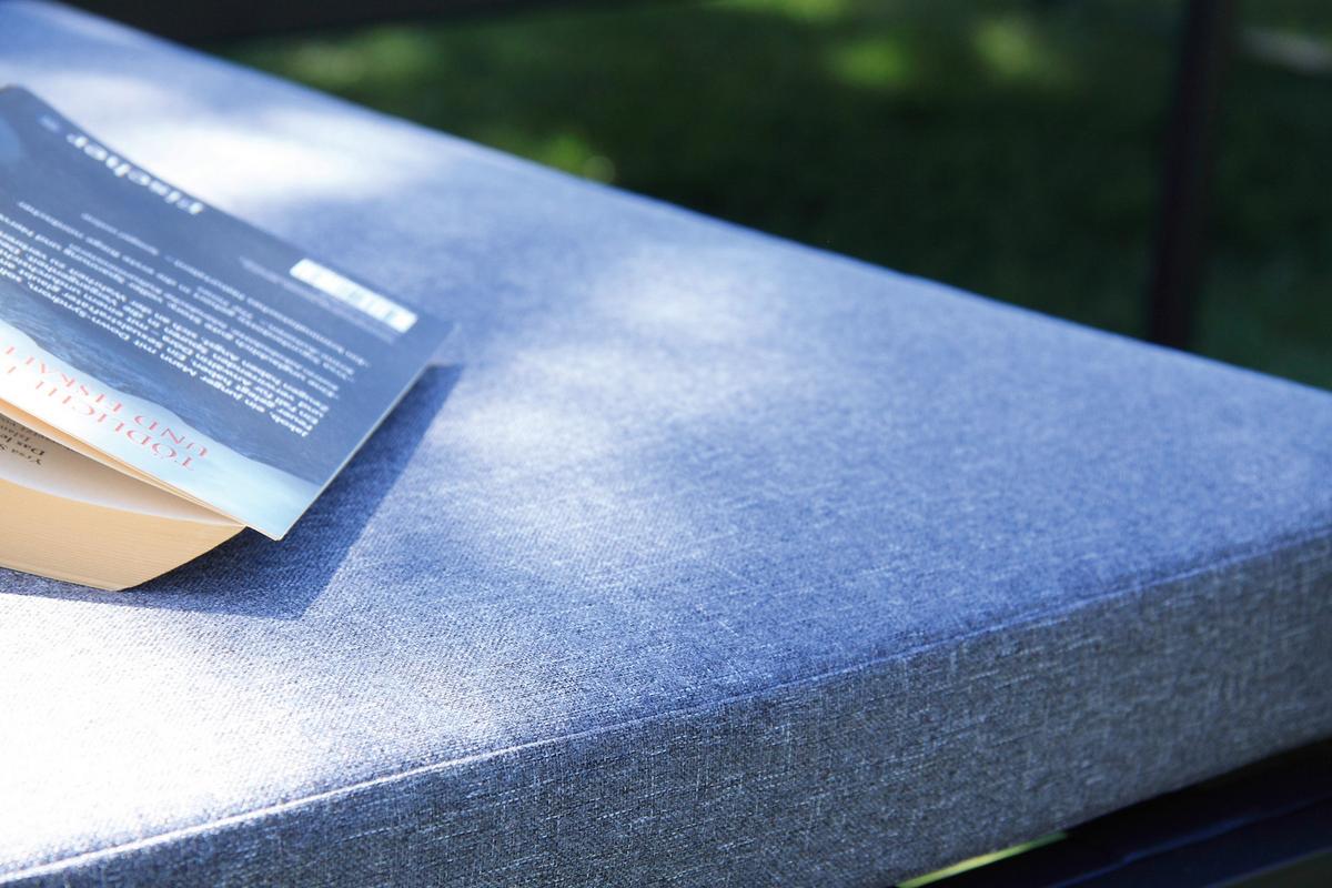 Loungegarnitur Space 5-tlg. Anthrazit - Anthrazit, Basics, Textil/Metall - Acamp