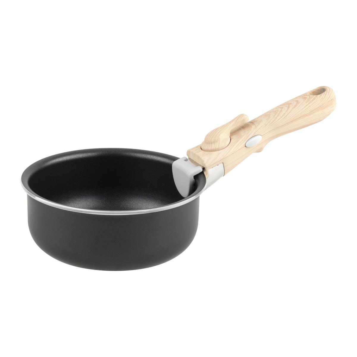 Cratiță Click&Cook, cca.16cm - negru, Konventionell, metal (16/7cm) - Mömax