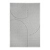 Covor cu țesătură plată Noah 1 - gri deschis/alb, Modern, plastic (190/250cm) - Mömax