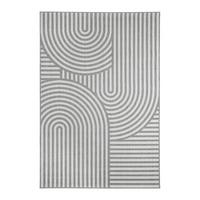 Ravno Tkana Preproga Noah 1 - bela/svetlo siva, Moderno, umetna masa (190/250cm) - Mömax