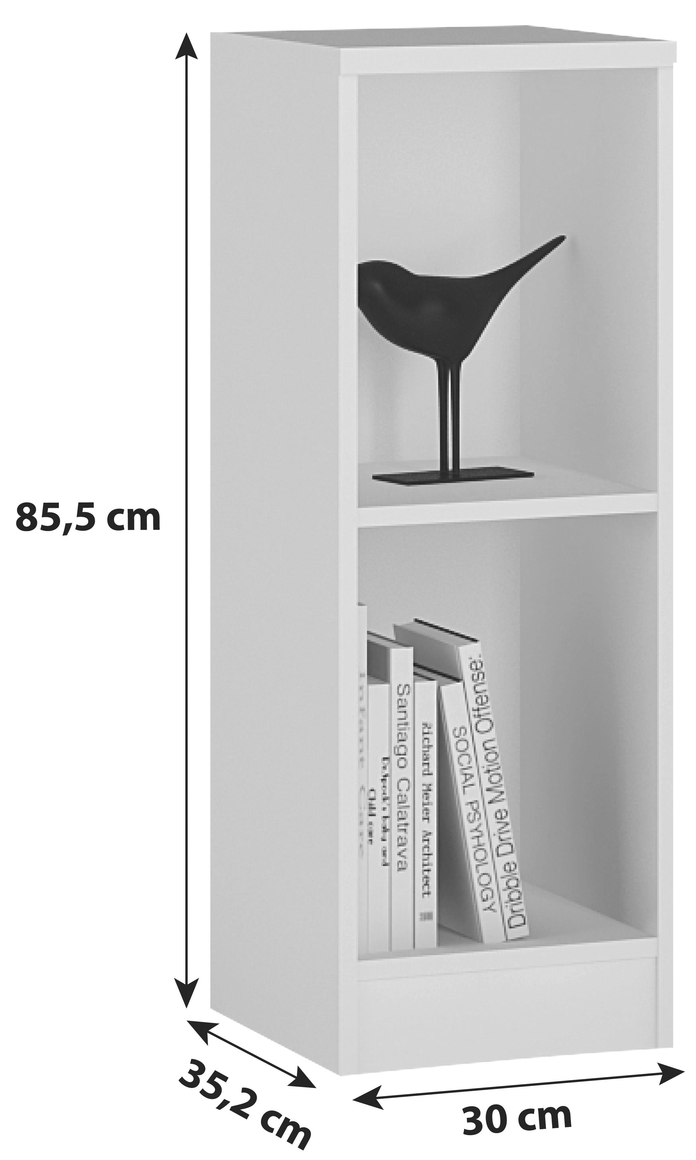 REGAŁ 4-YOU YUR04 - biały, Modern, drewno (30/85,5/35,2cm)
