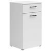 Kommode Multistauraum Weiss - Weiss/Anthrazit, Modern, Holzwerkstoff/Kunststoff (45/83/40cm) - Premium Living