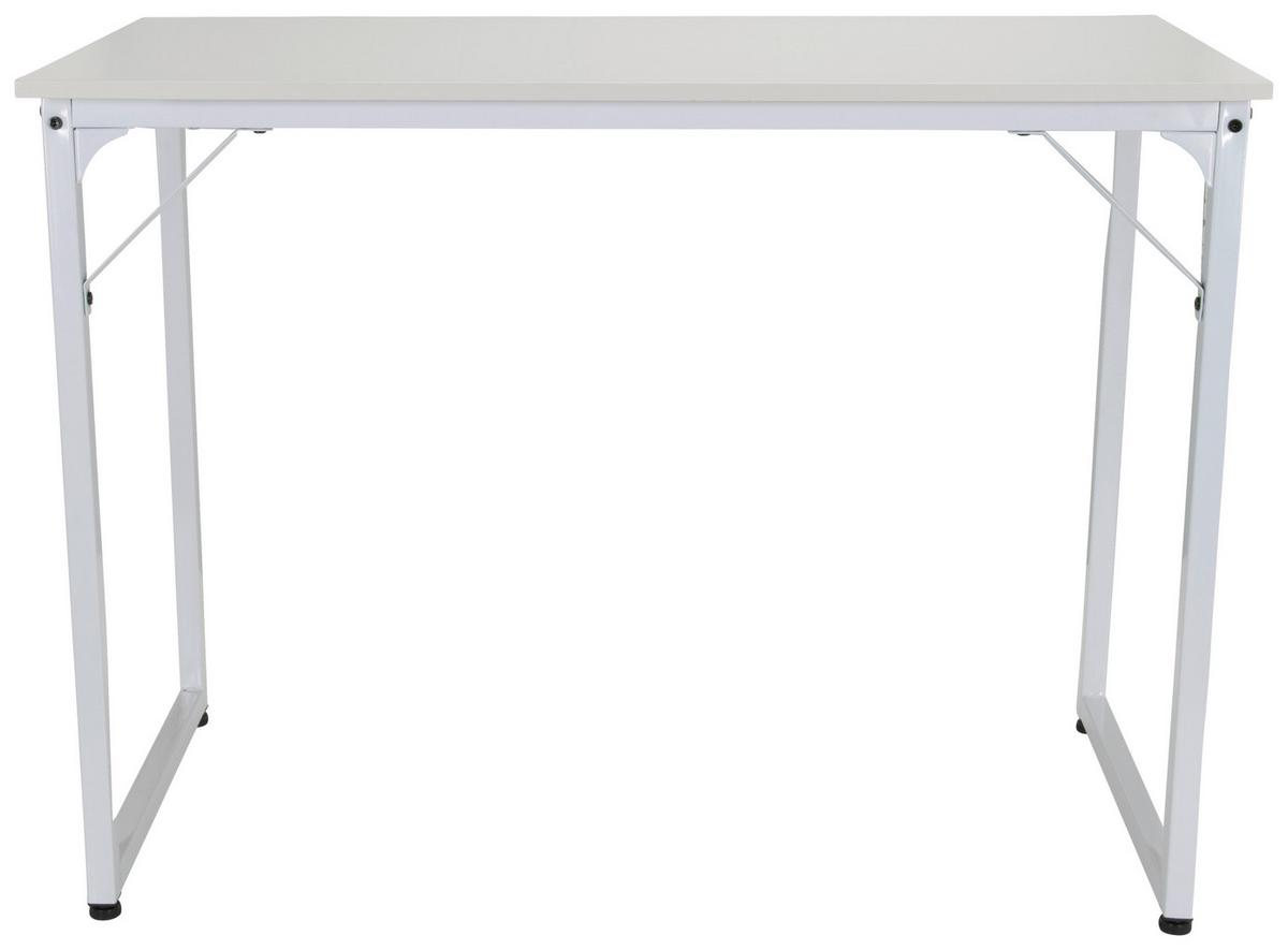 Pisalna Miza Workspace I, Bela - bela, Basics, kovina/leseni material (120/50/74cm) - MID.YOU