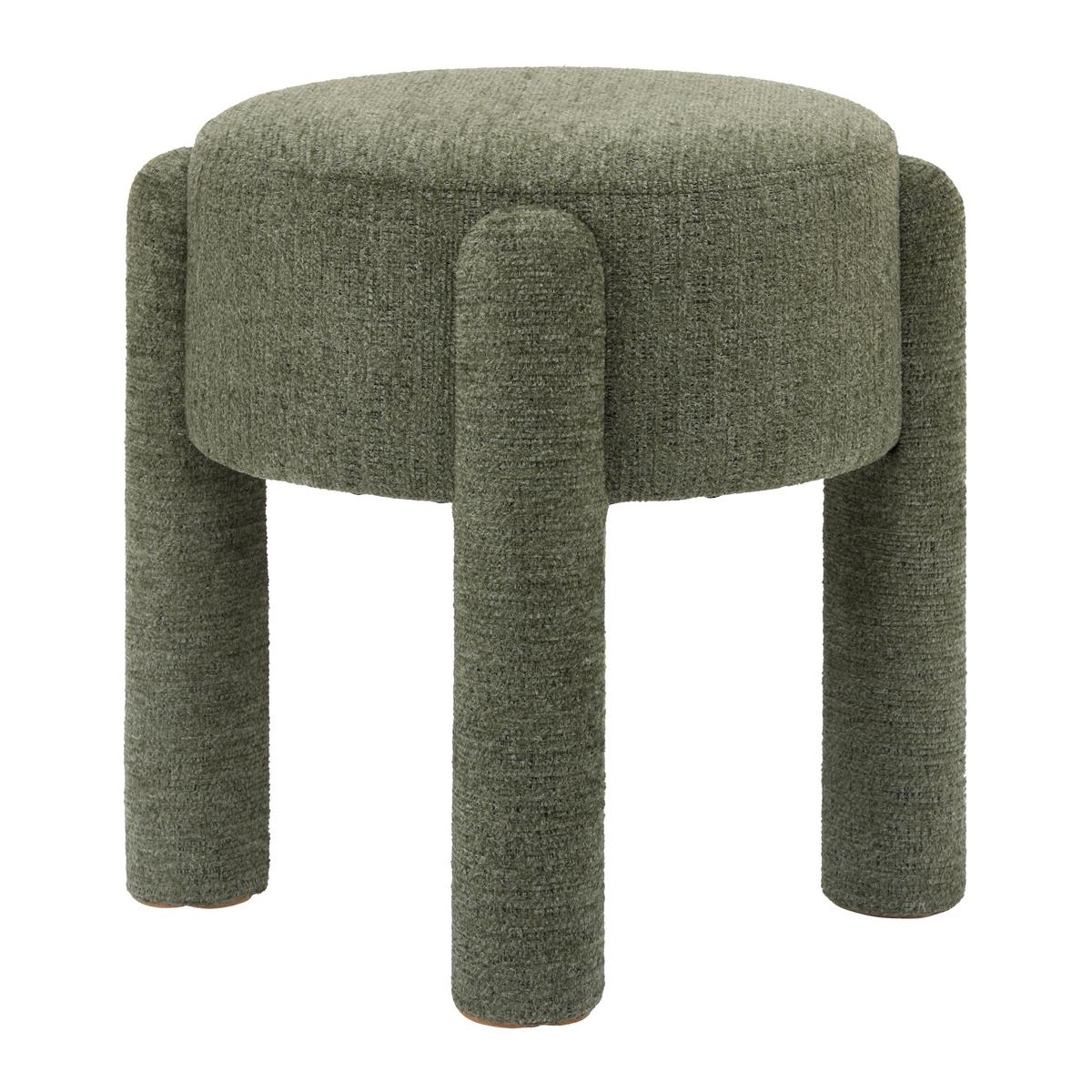 Tabure Leonie - zelena, Lifestyle, drvni materijal/tekstil (47/47/42cm) - Mömax
