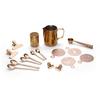 Kaffeeset Cosme in Kupferfarben, 23-teilig - Kupferfarben, Basics, Metall - Echtwerk