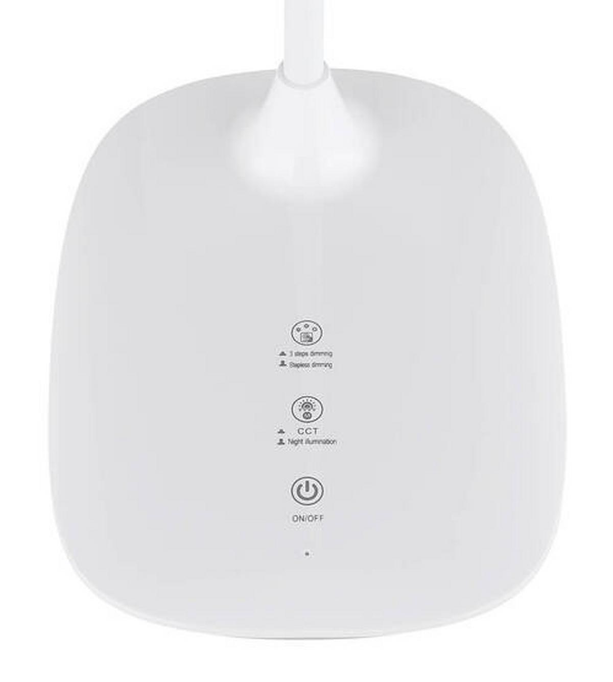 LED-TISCHLEUCHTE 58455W - Weiss, Design, Kunststoff (28/13,6/40cm) - Globo