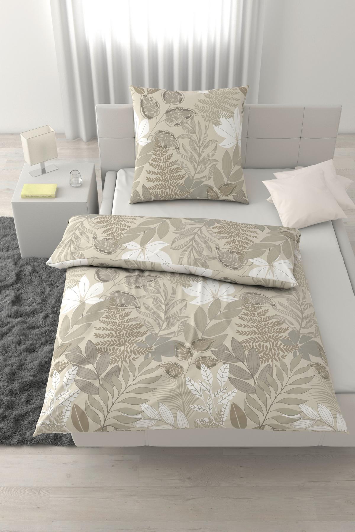 Bettwäsche Ulli Grün ca. 135x200cm - Grün, Textil (135/200cm) - Mömax