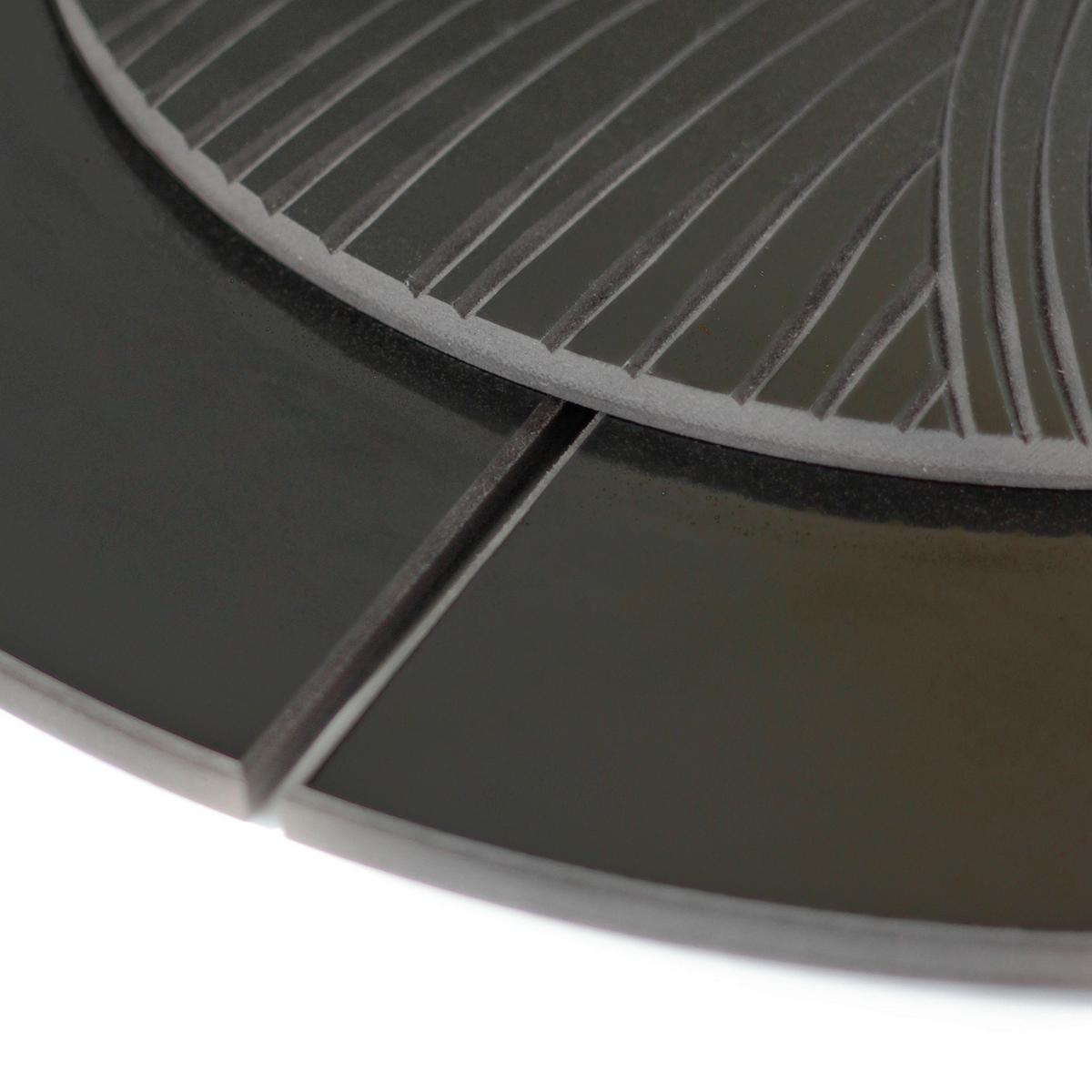 Wanduhr Schwarz/Goldfarben Ø ca. 57cm - Goldfarben/Schwarz, Basics, Holz/Kunststoff (57cm)