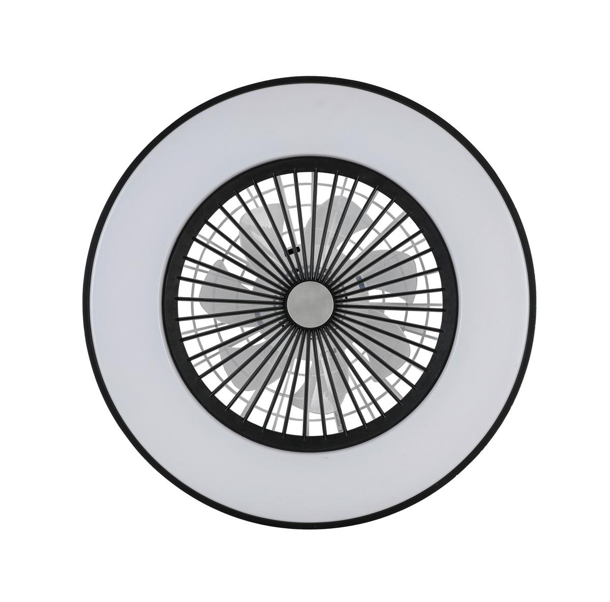 Stropna Led-svetilka Mitzi - črna/bela, Moderno, umetna masa (57/19cm) - Mömax