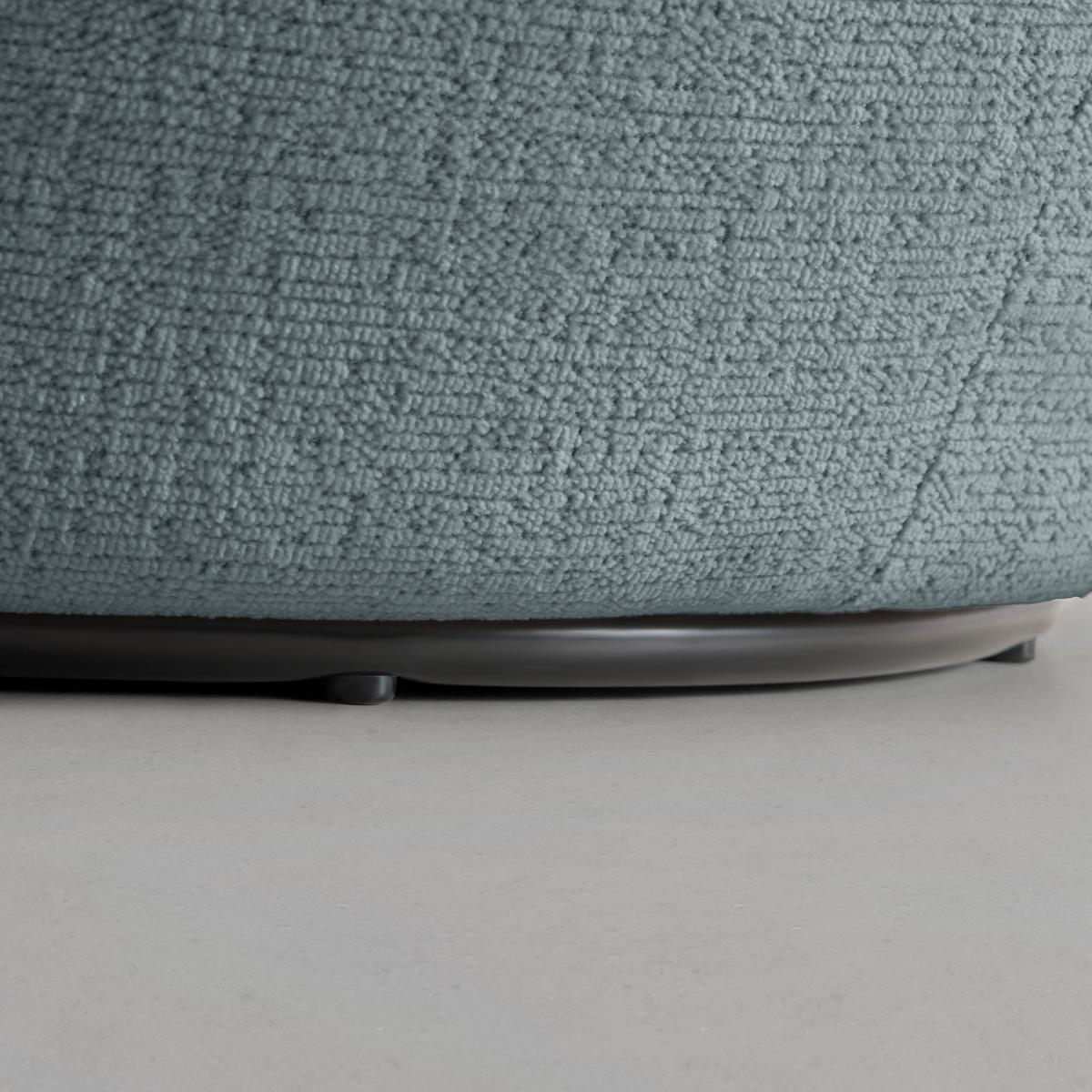 Sessel Jasima Anthrazit drehbar - Anthrazit/Schwarz, MODERN, Textil/Metall (77/81/85cm) - Premium Living