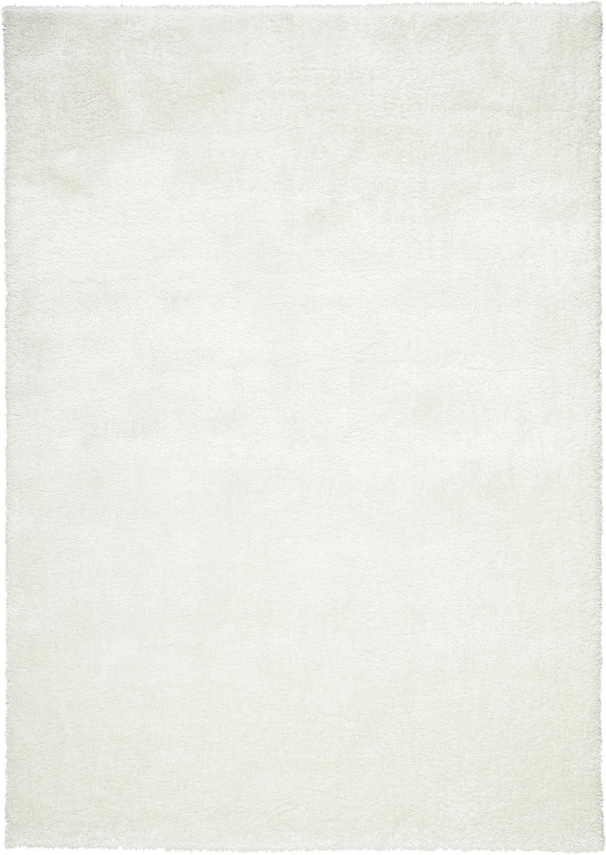DYWAN Z WYSOKIM RUNEM SMOOTH - biały, Basics, tkanina (130/190cm) - Novel