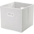 Aufbewahrungsbox Elli - Weiß, KONVENTIONELL, Karton/Kunststoff (33/33/32cm) - MÖMAX modern living